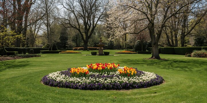 Business professionals using laptops outdoors for virtual financial analysis, emphasizing remote work efficiency