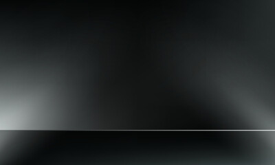 Empty Black studio background space for selling products, backdrop, wallpaper, background, text. Vector illustration.