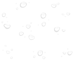 Realistic water drops. PNG drops, condensation on the window, transparent water drop. Abstract water drops, bubbles on transparent background, digital liquid design