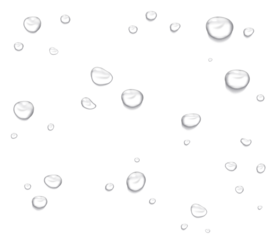 Realistic water drops. PNG drops, condensation on the window, transparent water drop. Abstract water drops, bubbles on transparent background, digital liquid design