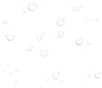 Realistic water drops. PNG drops, condensation on the window, transparent water drop. Abstract water drops, bubbles on transparent background, digital liquid design