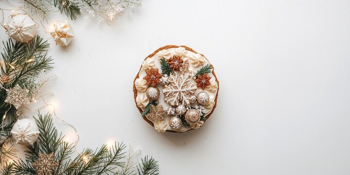 Cartoon cow girl and greeting card with charming pet on blue background, suitable for friendly messages and seasonal greetings