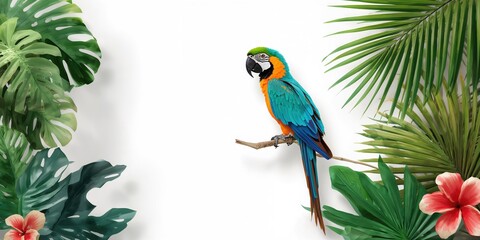 Obraz premium Summer minimalist pop art with a pineapple wearing headphones enjoying music, emphasizing summer party themes, Earth Day