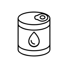 Liquid Can Container Outline