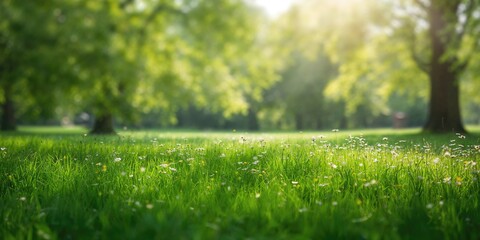 Obraz premium Flower bed with Common violets in bloom used as a spring background for Easter celebrations, floral display