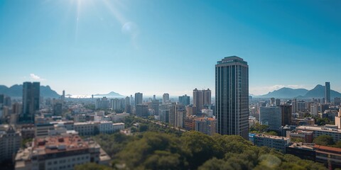 Obraz premium Monaco Montecarlo cityscape with harbor view, focusing on urban density and maritime infrastructure