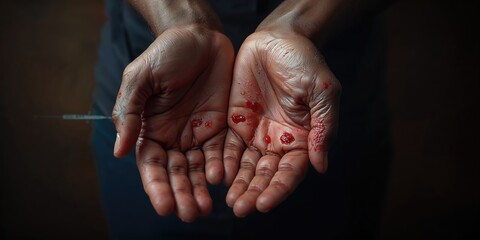 Easter eggs and tulips on white marble surface, seasonal floral display style