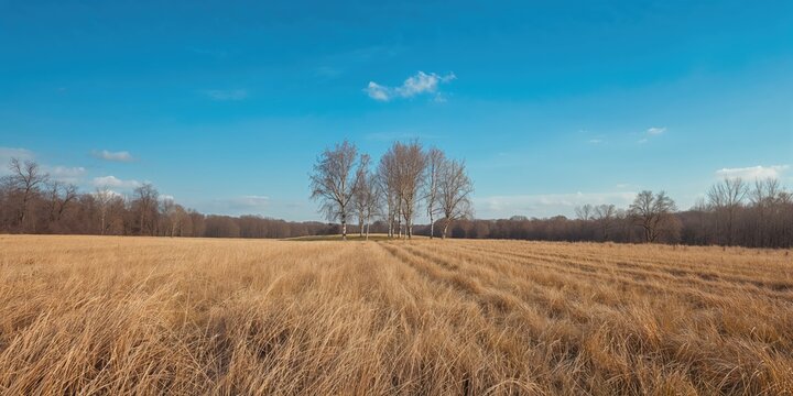 Winter landscape with frost-covered tree branches, emphasizing seasonal change and natural preservation