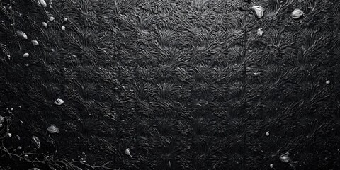 Black and white horizontal relief convex pattern used as a background for text and layout design, emphasizing texture and visual interest