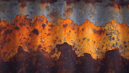 Textured Layers of Rust A Patina of Corrosion and Time