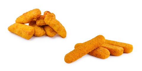 Different styles of crispy fried snacks served in a casual setting