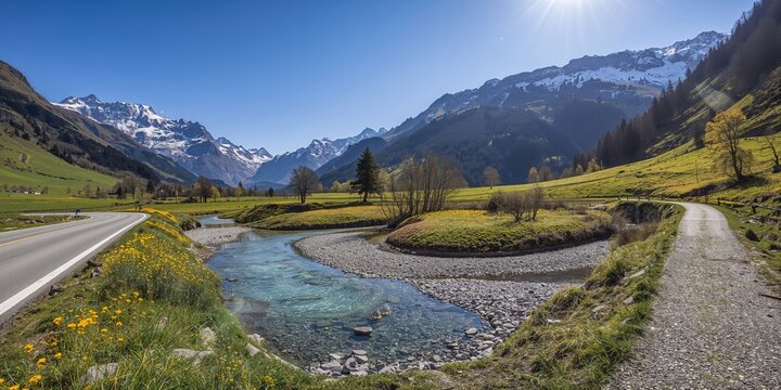 Young green salad with fresh leaves on garden bed, emphasizing healthy eating and plant-based nutrition, World Food Day