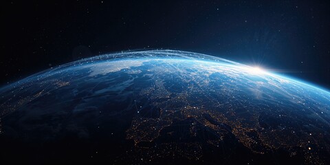 Ocean landscape with surfing waves and underwater view, suitable for travel background