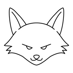 Line Illustration Wolf