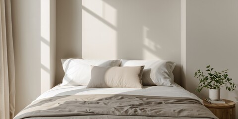 Vase with chamomile flowers placed on a shelf against a wall, ideal for floral decor arrangements