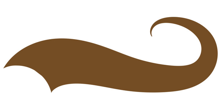 Swoosh and swash tails. Swooshes text tail for baseball design. Sports swash underline shapes in retro style. Swish typography font element for athletics, baseball, football. Vector black sport tails