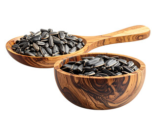 Natural Realistic Sunflower Seeds Food Photography PNG
