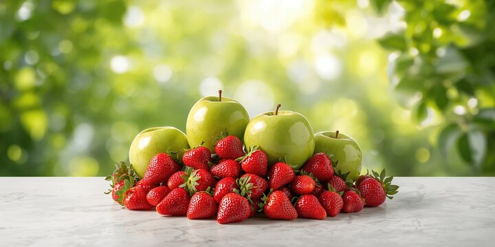 Green leaf with water droplets used as a background for text and layout, Earth Day - Powered by Adobe