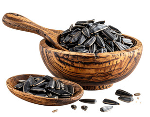 Sunflower Seeds Pile with Natural Lighting PNG