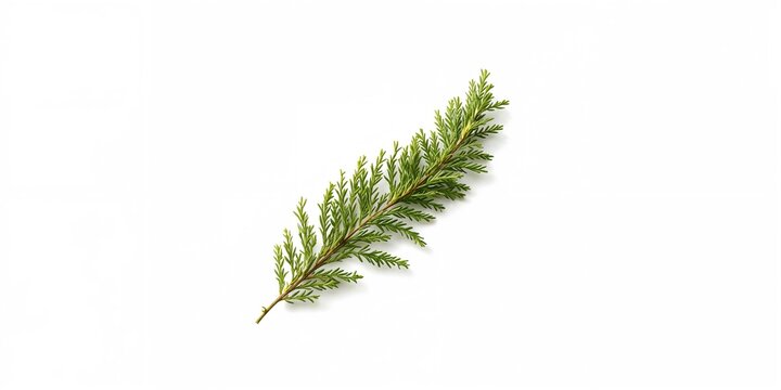 White Cedar foliage fragment, illustrating seasonal plant preservation for herbal use