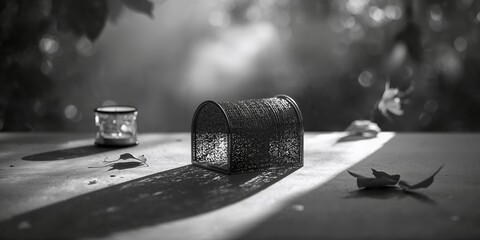 Dirt road winding through a morning forest with warm sunlight, emphasizing seasonal change and natural preservation