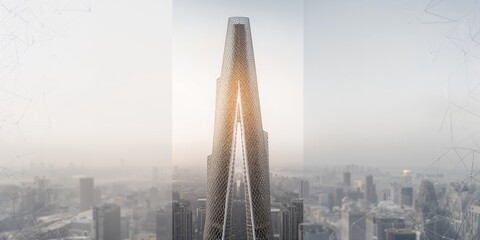 Beautiful abstract light beams with a screen overlay over a dark background, suitable for UI background design