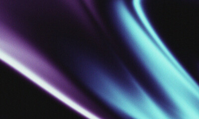 Cosmic purple blue abstract swirl background, dark grainy mystical dynamic noise texture poster design