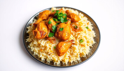 Indian Chicken Biryani with Spiced Rice