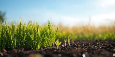 Fototapeta premium Central American Agouti foraging in natural habitat, emphasizing wildlife observation and conservation efforts