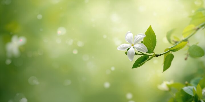 Daisy flowers blooming in rain, emphasizing seasonal change