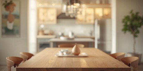 Modern kitchen interior with island and counters, designed for efficient meal preparation and layout planning