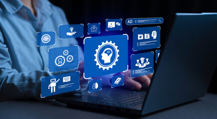 AI and education strategies, alongside business initiatives aimed at shaping the future and transforming the world of work into an intelligent era.