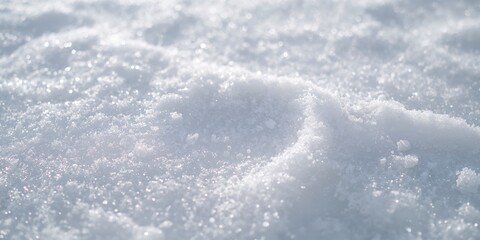 Loose snow covering a light surface, seasonal change in winter weather conditions