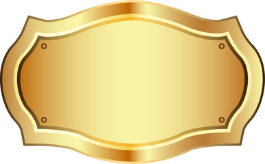 golden luxuxry badge label tag medal border frame gradient illustration style for decorate copy space text premieum quality product 