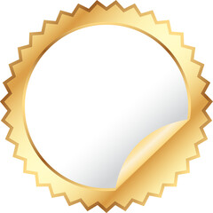 golden luxuxry label tag medal badge border frame gradient illustration style for decorate copy space text premieum quality product 