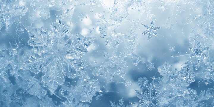 Thermometer held against a winter blue sky with snow, used for measuring outdoor air temperature, winter season, World Meteorological Day