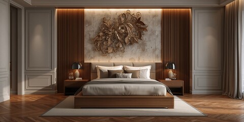 Empty parking lot with painted lines and a clean surface, ideal for layout and signage design, background for text and UI elements