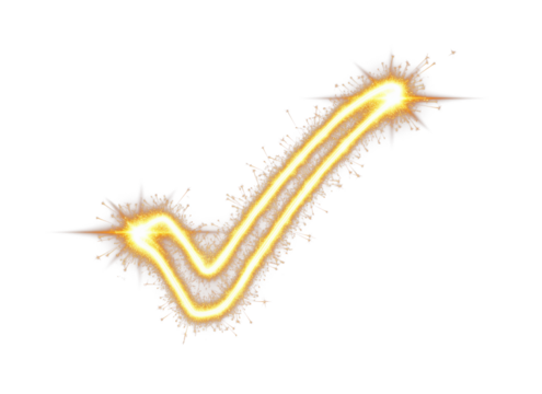 Validation checkmark graphic for app success message, highlighting confirmed action in SaaS interface plus quality approval badge for upgrade success or account verification screen