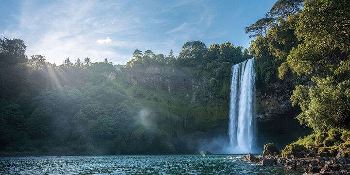 Pad Thai on a wooden table with seasoning, suitable for text layout backgrounds