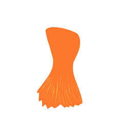 Fish tail illustration. Ornamental fish tail. Types of fish tails. Fish colors. Fish illustration. Sea fish illustration