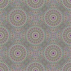 Light colored seamless stone mandala ornament pattern background