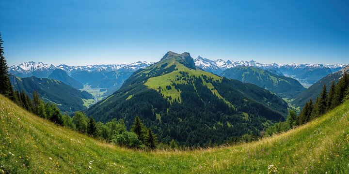 Thanksgiving Day flat lay with dinnerware, autumn foliage, and vegetables on a gray background, seasonal celebration - Powered by Adobe