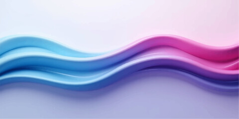 Abstract wavy gradient background with blue and pink colors
