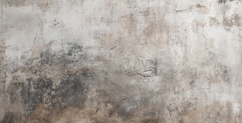 Fototapeta premium Grungy concrete wall with textured surface in neutral tones, ideal as background or overlay for design, photography, or digital art projects.