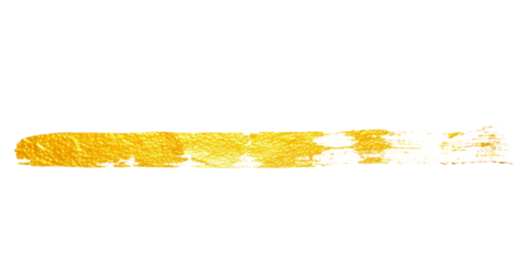 golden brush stroke