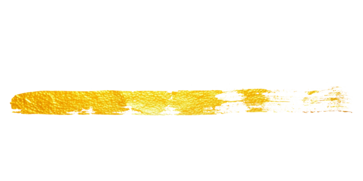 golden brush stroke