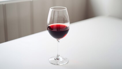 Wine in a glass on a bright backdrop, highlighting flavor complexity, World Wine Day