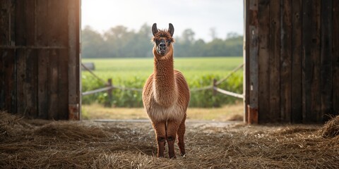 Obraz premium Outdoor portrait of a professional hockey player in a snowstorm, emphasizing cold-weather gear suitability