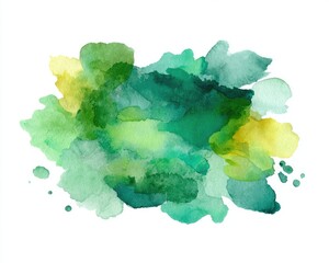 Abstract Watercolor Paint Splash Design