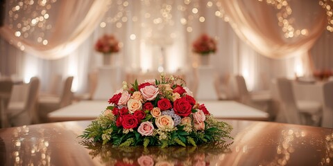 Vivid mountain landscape with fiery red and orange hues under a clear blue sky in a remote natural setting, Earth Day